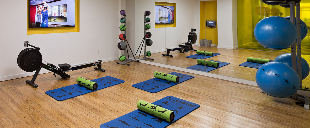 Yoga, aerobics, and dance studio