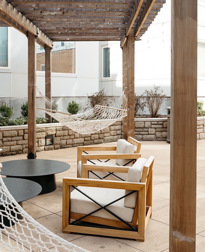 outdoor lounge