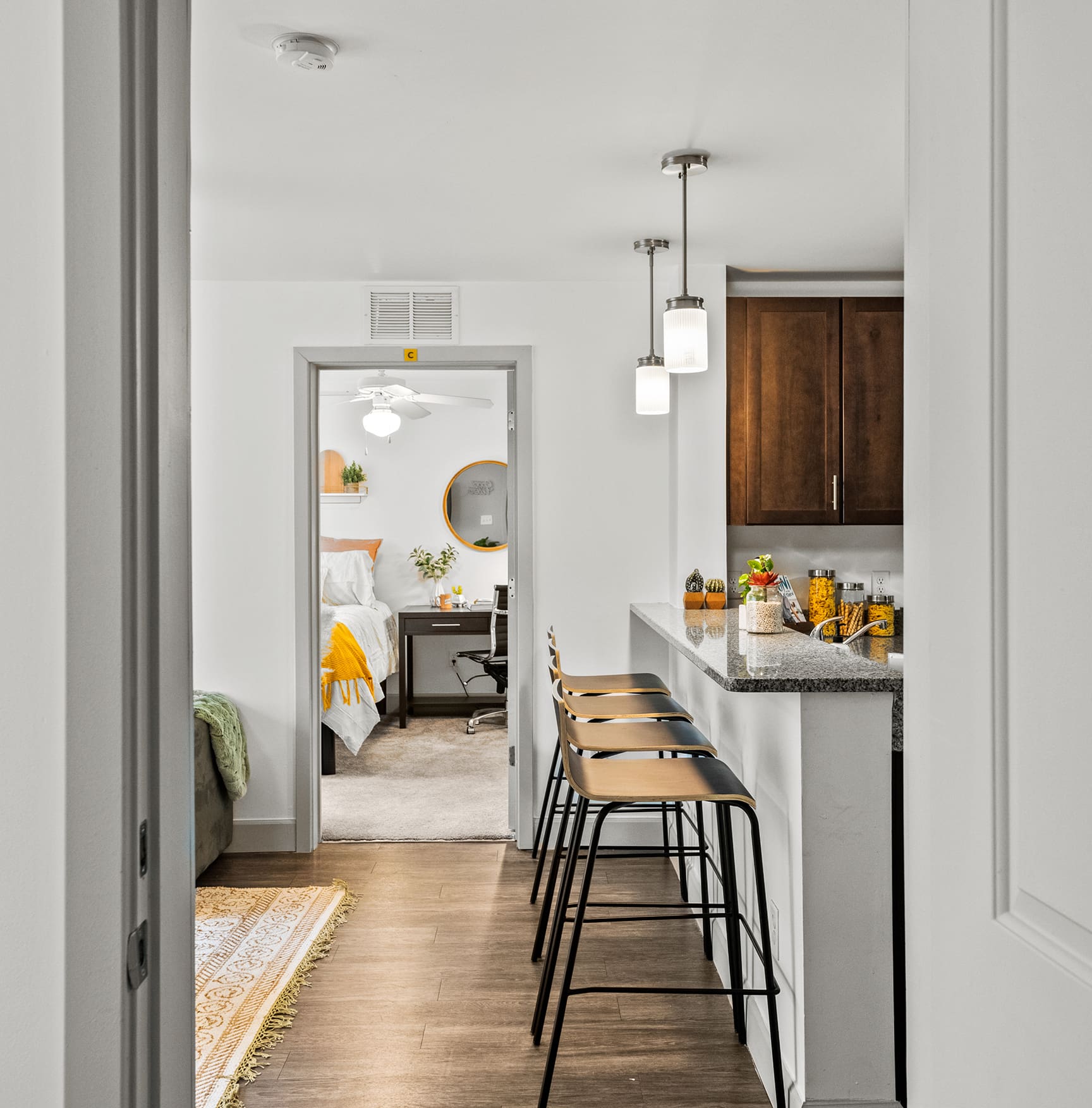 apartment hallway